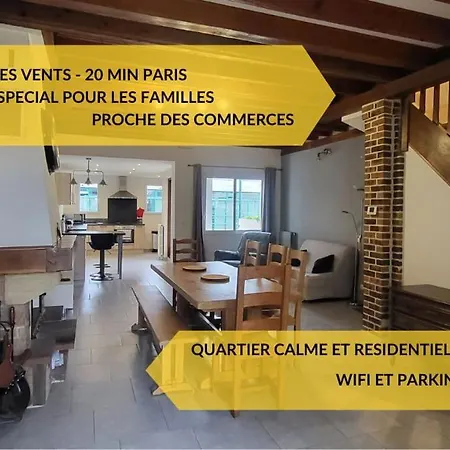Holiday home La Rose Des Vents - Proche Paris Argenteuil